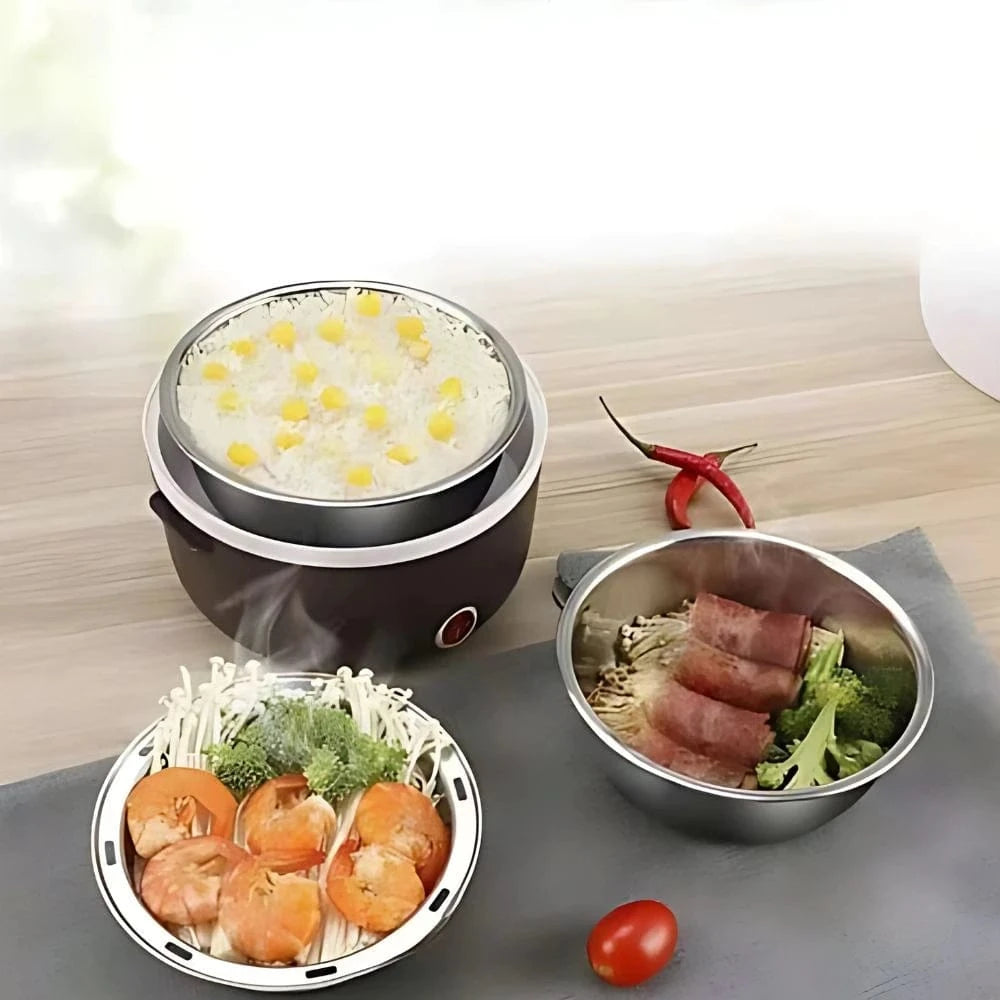 Lunch Box chauffante Compartiments