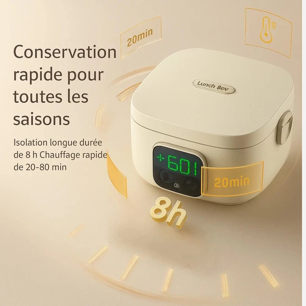 Lunch box chauffante rechargeable
