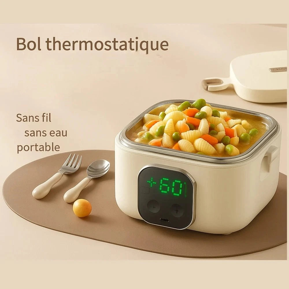 Lunch box chauffante rechargeable