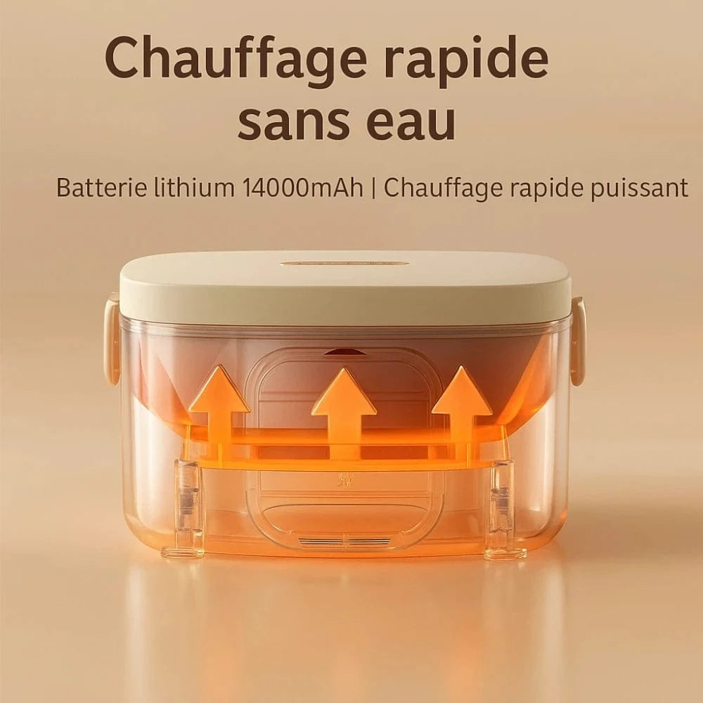 Lunch box chauffante rechargeable