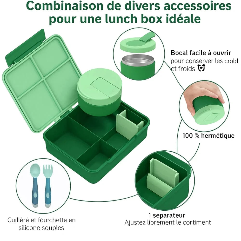 Lunch box 6 compartiments enfants