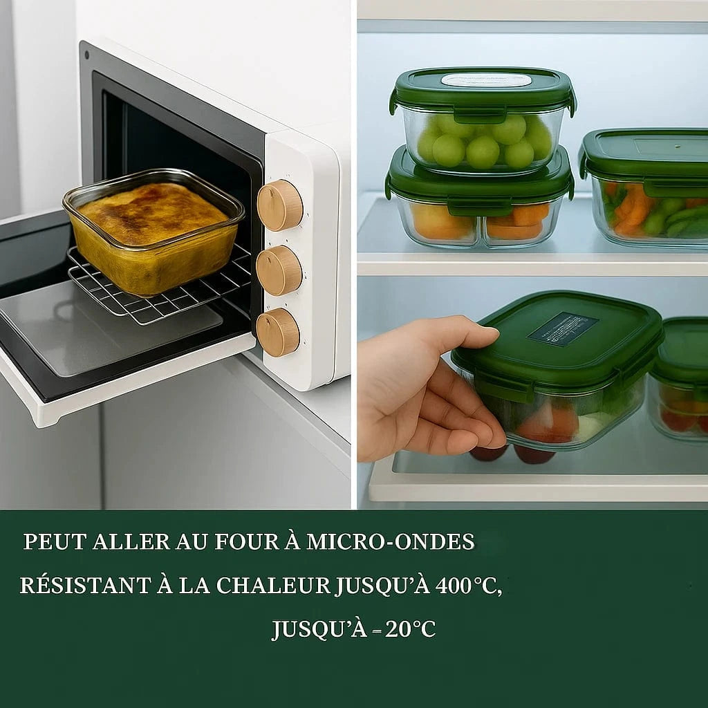 La Lunch box verre rectangulaire - PrismoBox