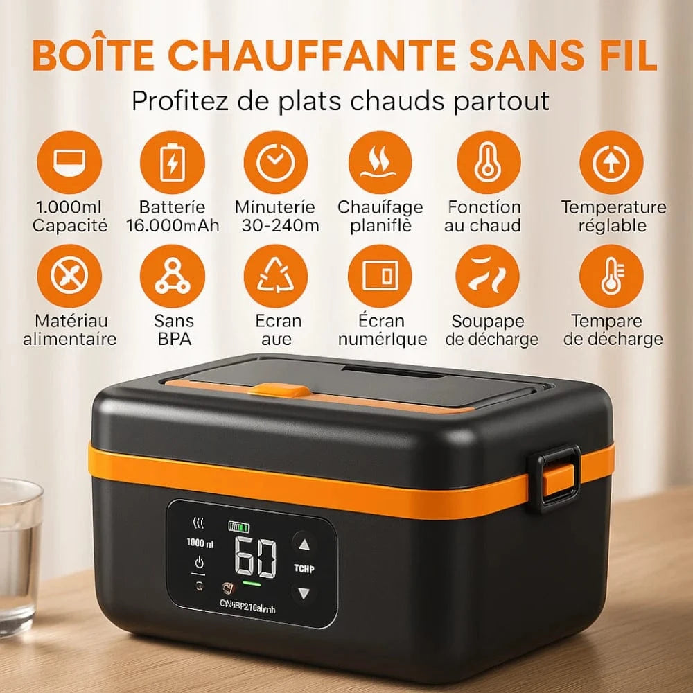 Lunch box chauffante batterie