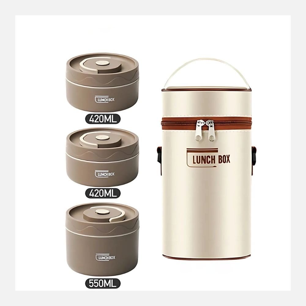 Lunch Box Inox compartiments