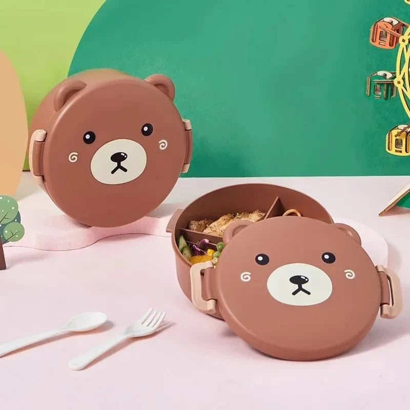 Lunch Box Animaux | Boîte à Bento Animaux Mignons pour Enfants