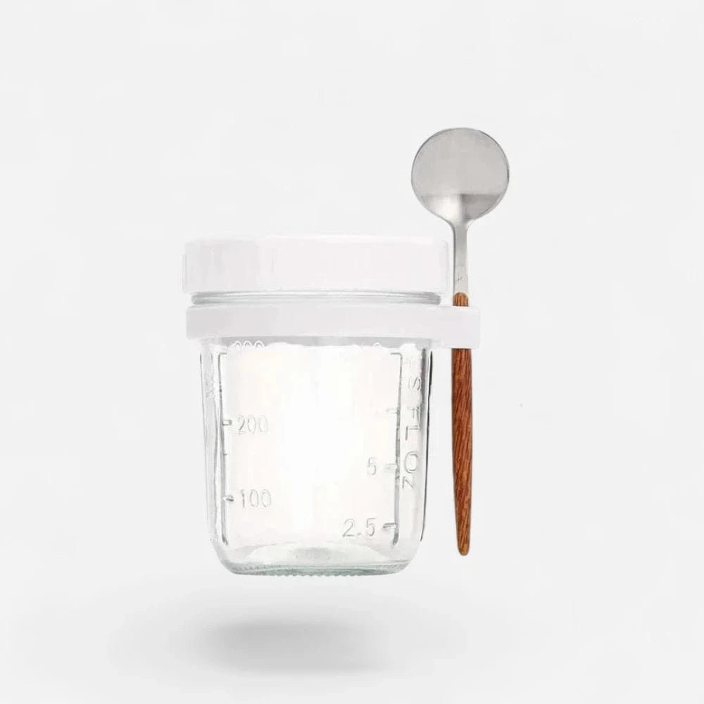 Lunch Box Bocal en Verre 300ml - Design Moderne et Fonctionnalité