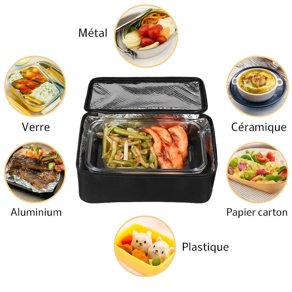 Lunch box chauffante électrique - Profitez de repas chauds partout