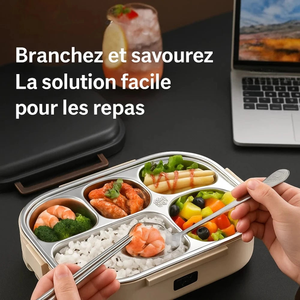 Lunch box chauffante gamelle - Chauffez vos plats sans micro-ondes