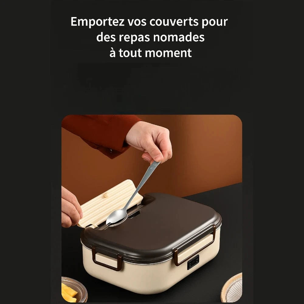Lunch box chauffante gamelle - Chauffez vos plats sans micro-ondes