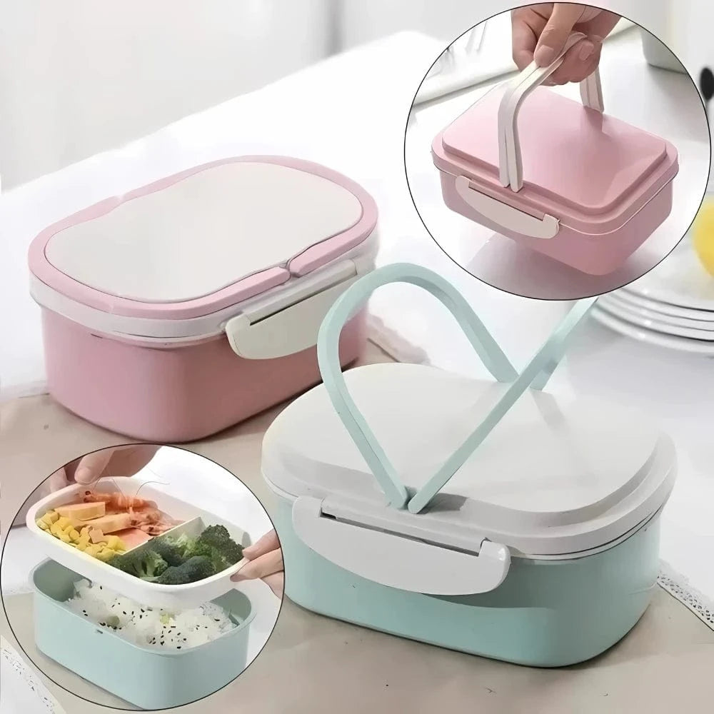Lunch Box Double - Boîte à Déjeuner Portable Double 