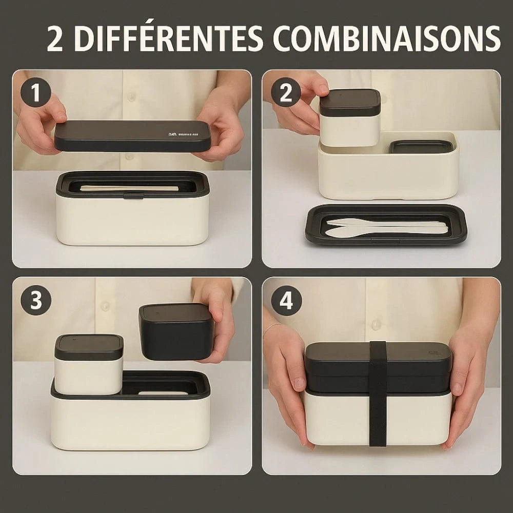 Lunch box empilable - Boîte à Bento empilable