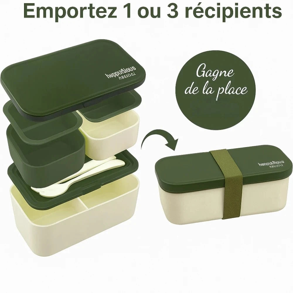 Lunch box empilable - Boîte à Bento empilable