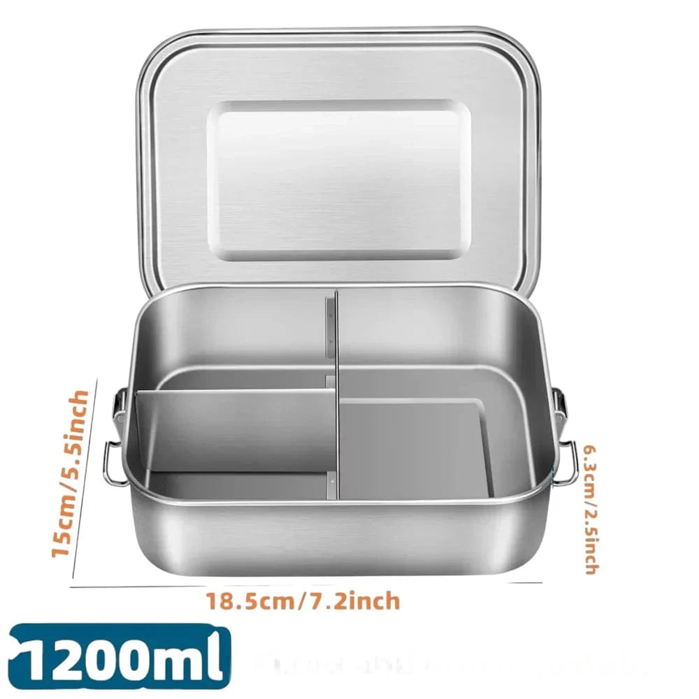 Lunch box en inox — La boîte à déjeuner robuste et écologique