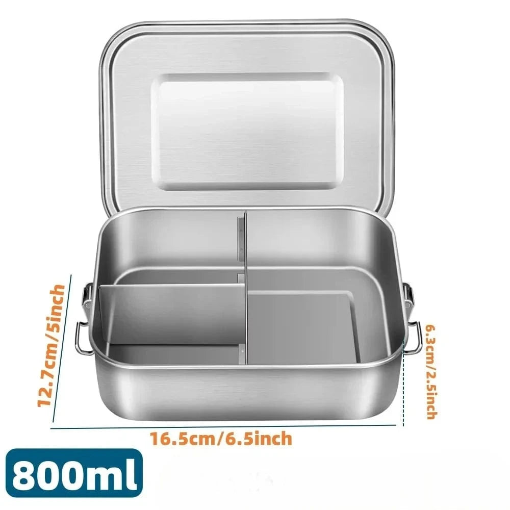 Lunch box en inox — La boîte à déjeuner robuste et écologique