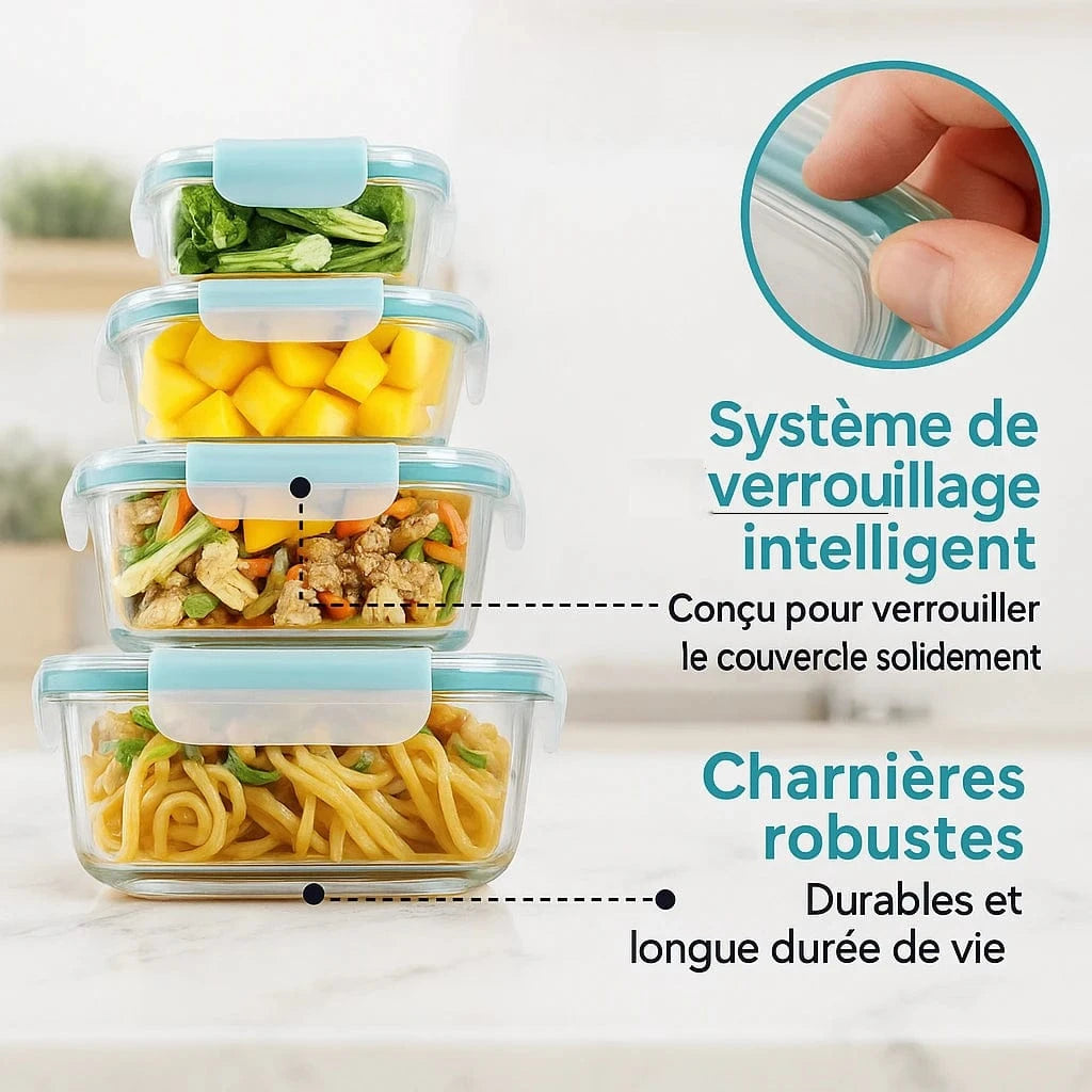Lunch Box en verre étanche - Explorez une aventure culinaire unique