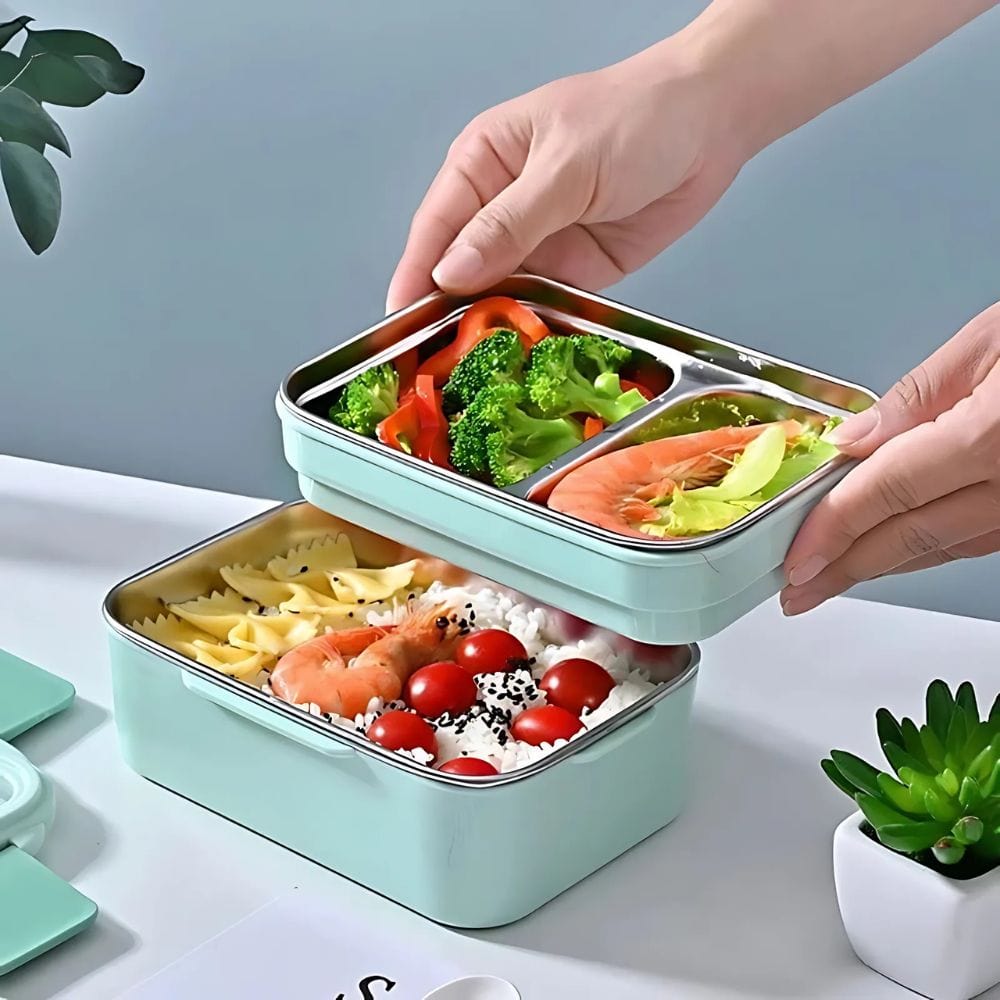 Lunch Box Enfant Inox - Le Compagnon Idéal pour des Repas Ludiques