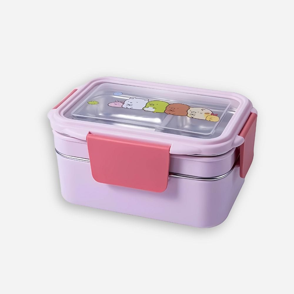 Lunch Box Enfant Inox - Le Compagnon Idéal pour des Repas Ludiques