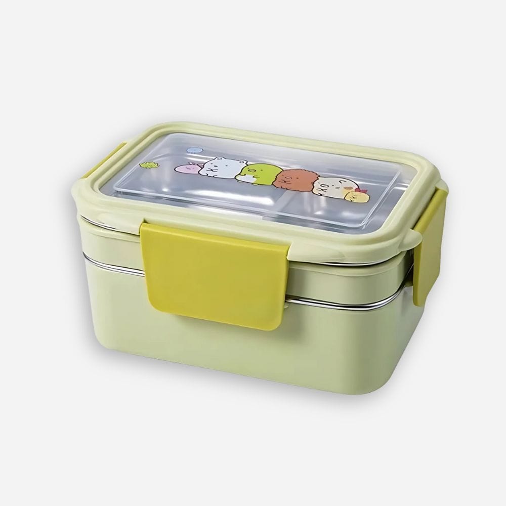 Lunch Box Enfant Inox - Le Compagnon Idéal pour des Repas Ludiques