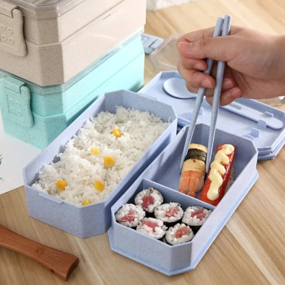 Lunch Box Enfant Plastique - Boîte à Déjeuner Colorée et Pratique