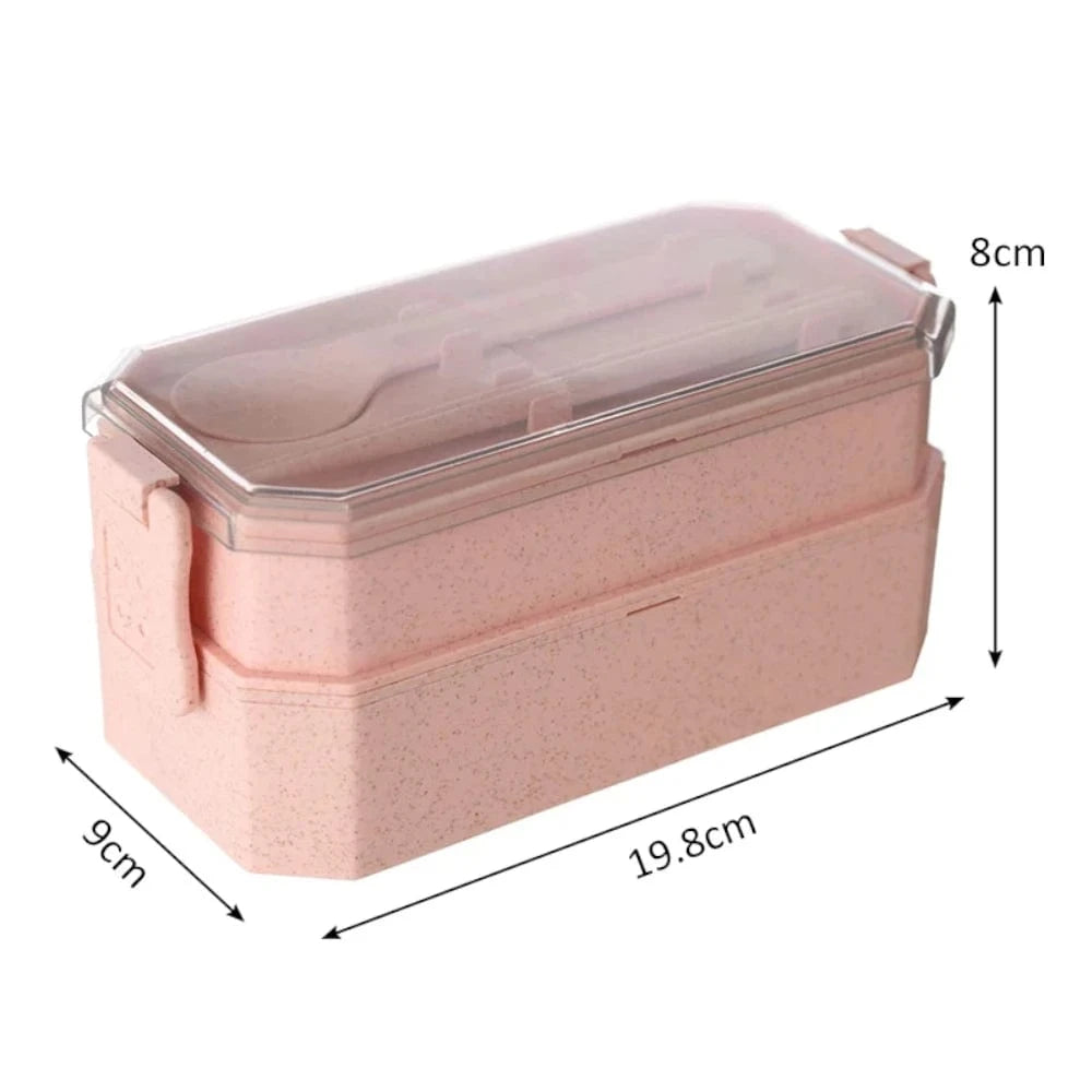 Lunch Box Enfant Plastique - Boîte à Déjeuner Colorée et Pratique