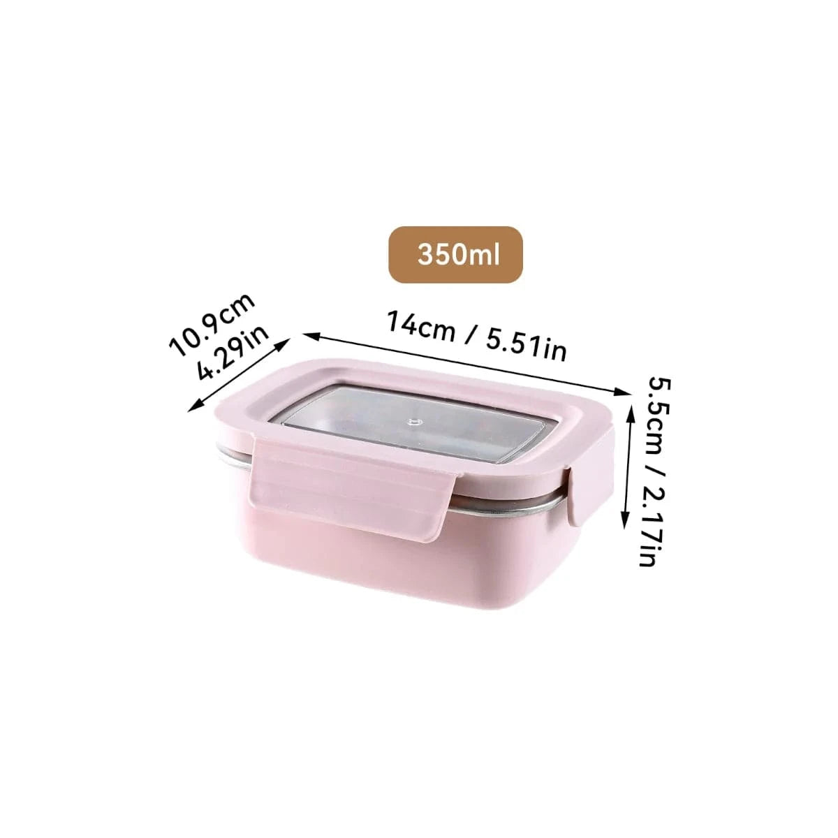 Lunch Box Etanche en Acier Inoxydable | Boîte à Lunch Bento Pratique
