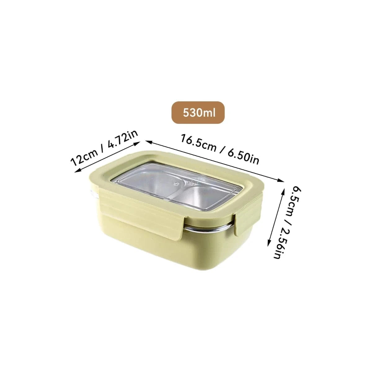 Lunch Box Etanche en Acier Inoxydable | Boîte à Lunch Bento Pratique