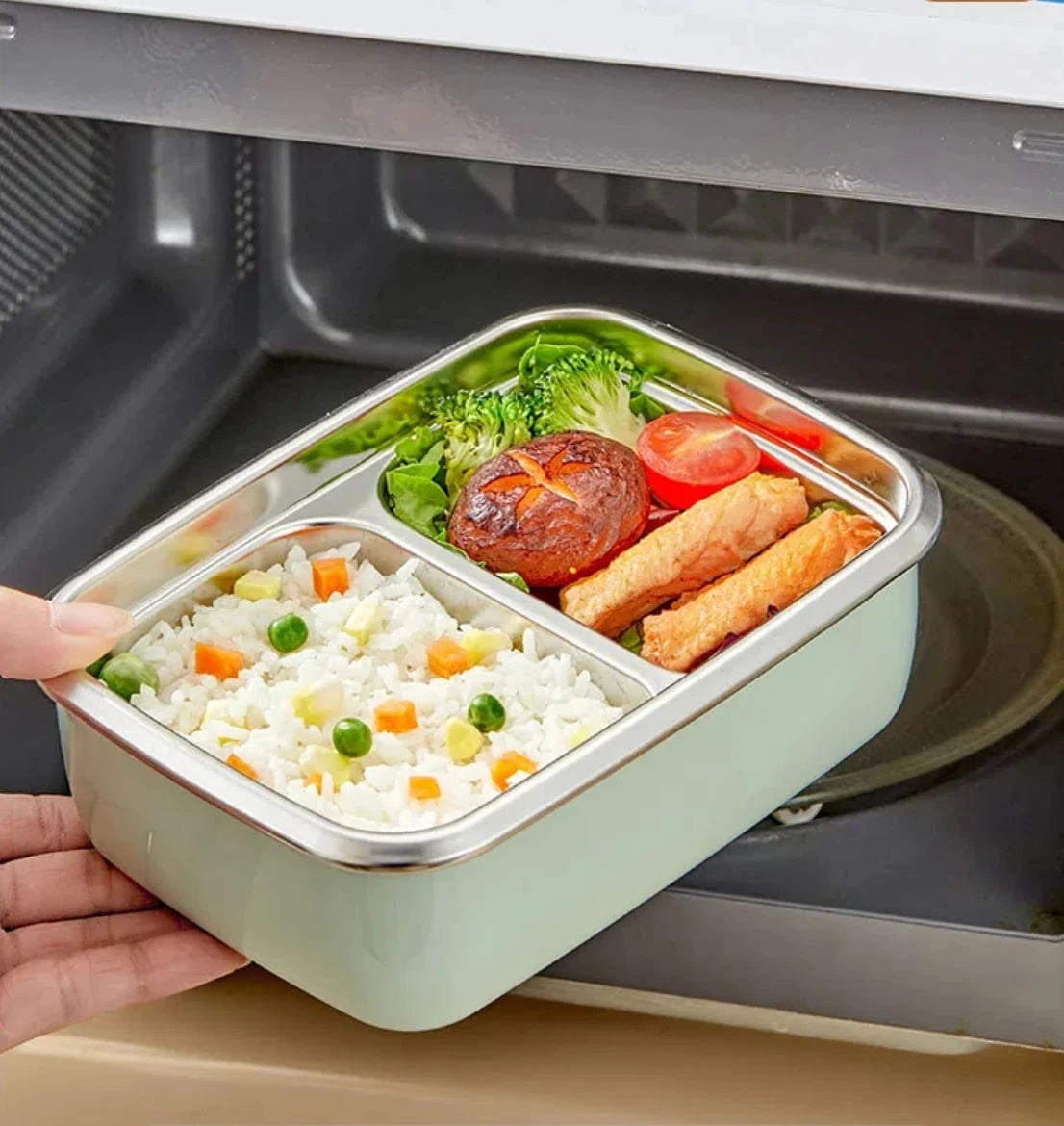 Lunch Box Etanche en Acier Inoxydable | Boîte à Lunch Bento Pratique