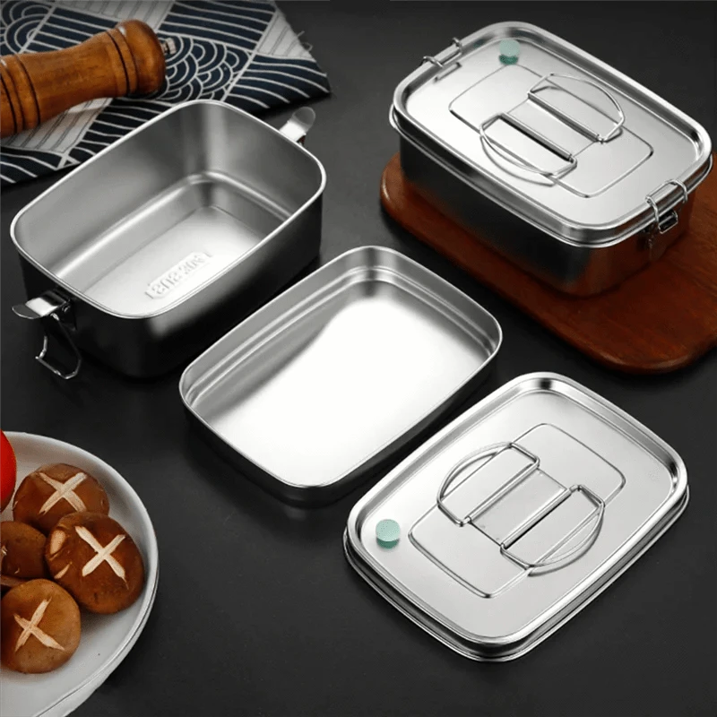 Lunch Box Inox 1L - Durable et Pratique 