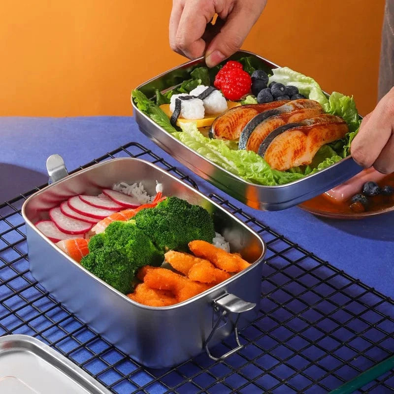 Lunch Box Inox 1L - Durable et Pratique 