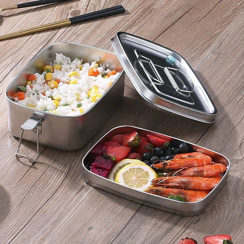 Lunch Box Inox 1L - Durable et Pratique 