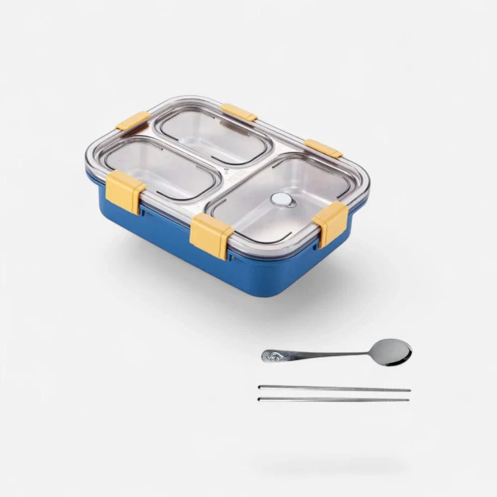 Lunch box inox couverts - Repas nomades