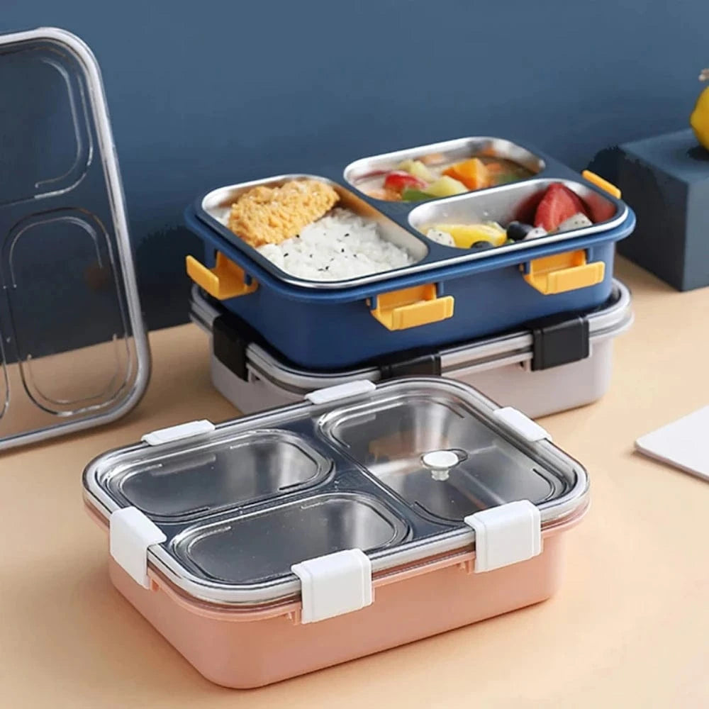 Lunch box inox couverts - Repas nomades