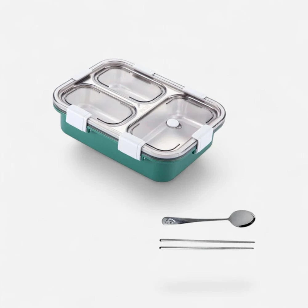 Lunch box inox couverts - Repas nomades