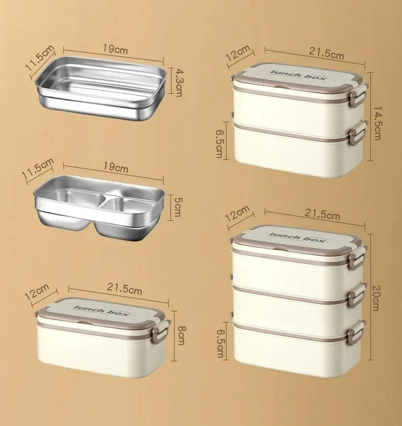 Lunch Box Inox Etanche - Solution Pratique et Écologique