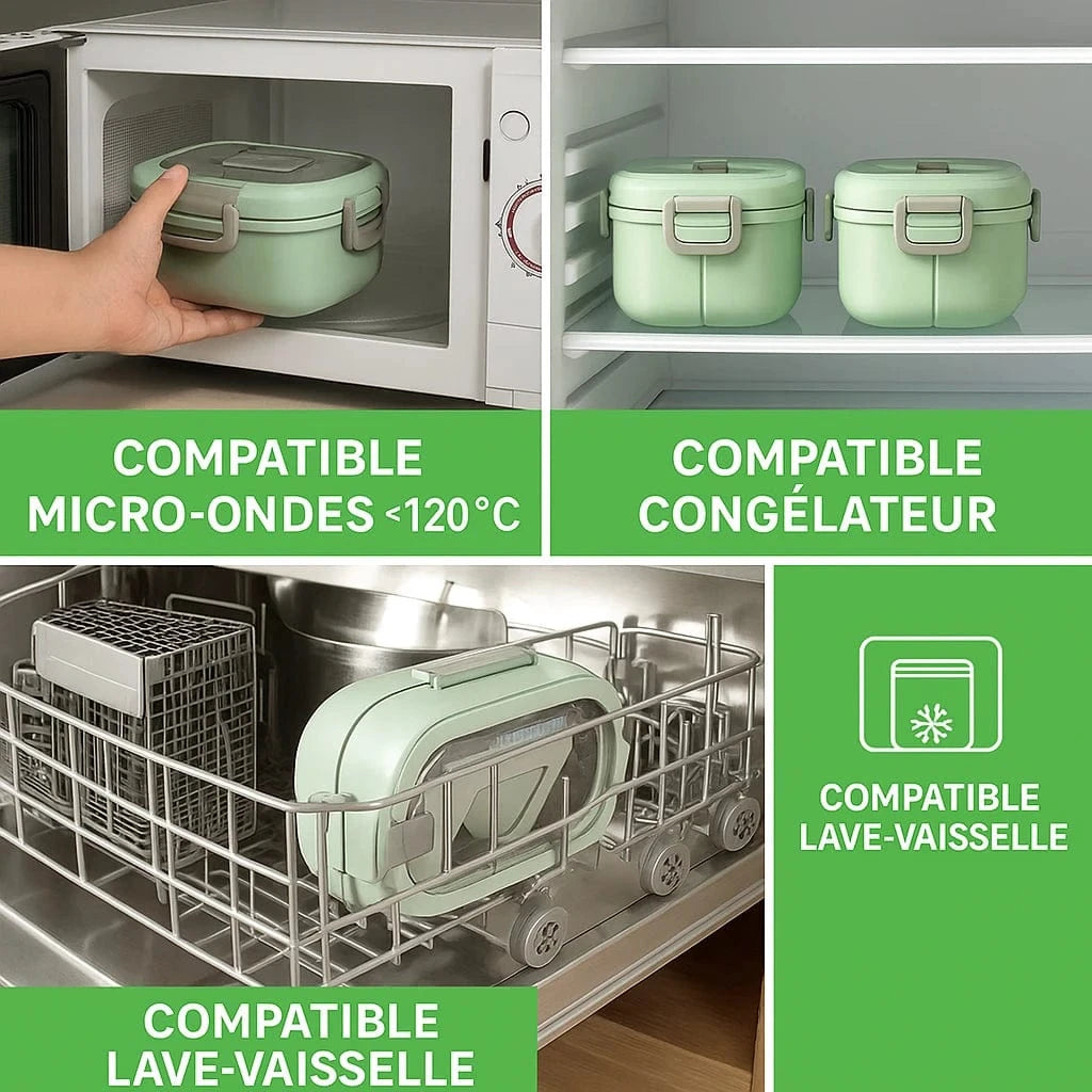 Lunch Box Isotherme Adulte | Boîte à Bento Double Couche