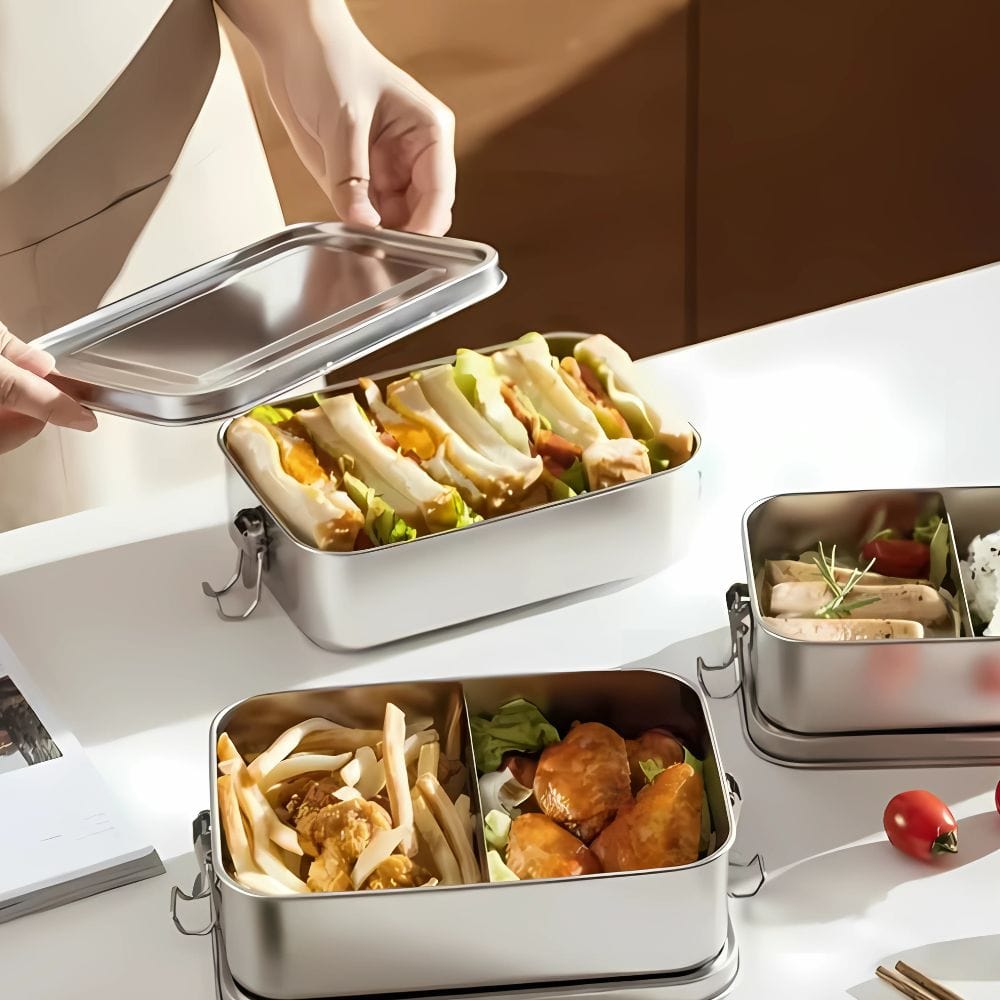 Lunch Box lot - lot de Boîtes pour des repas en famille à l'extérieure