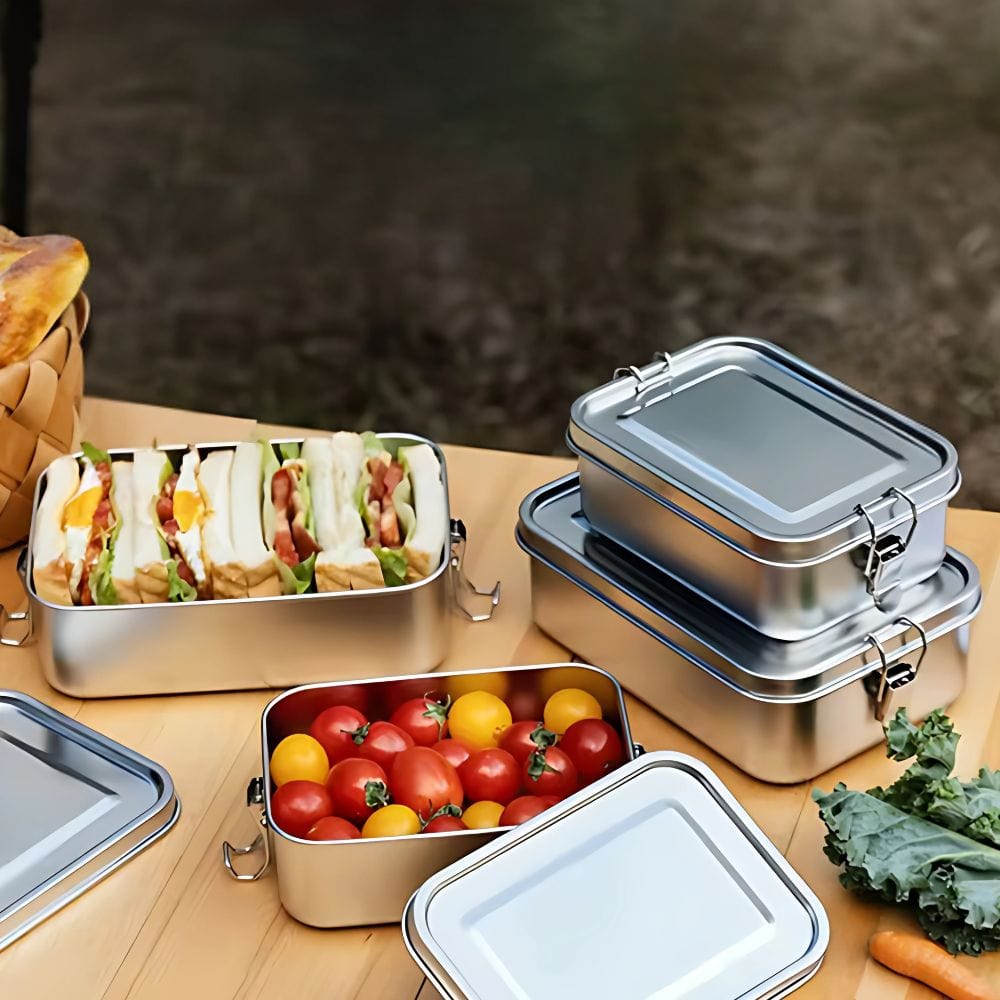 Lunch Box lot - lot de Boîtes pour des repas en famille à l'extérieure