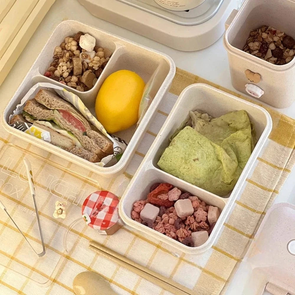 Lunch box paille de blé - Boîte à déjeuner écologique