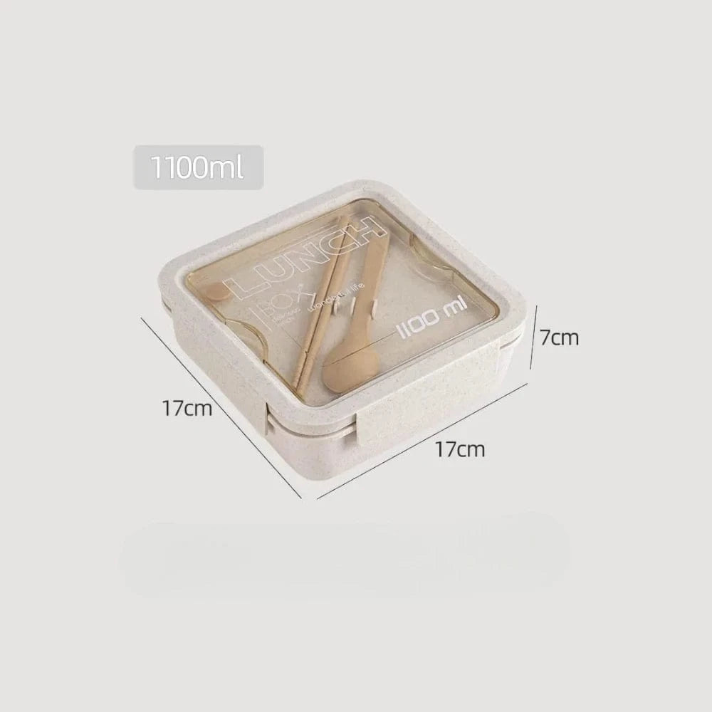Lunch box paille de blé - Boîte à déjeuner écologique