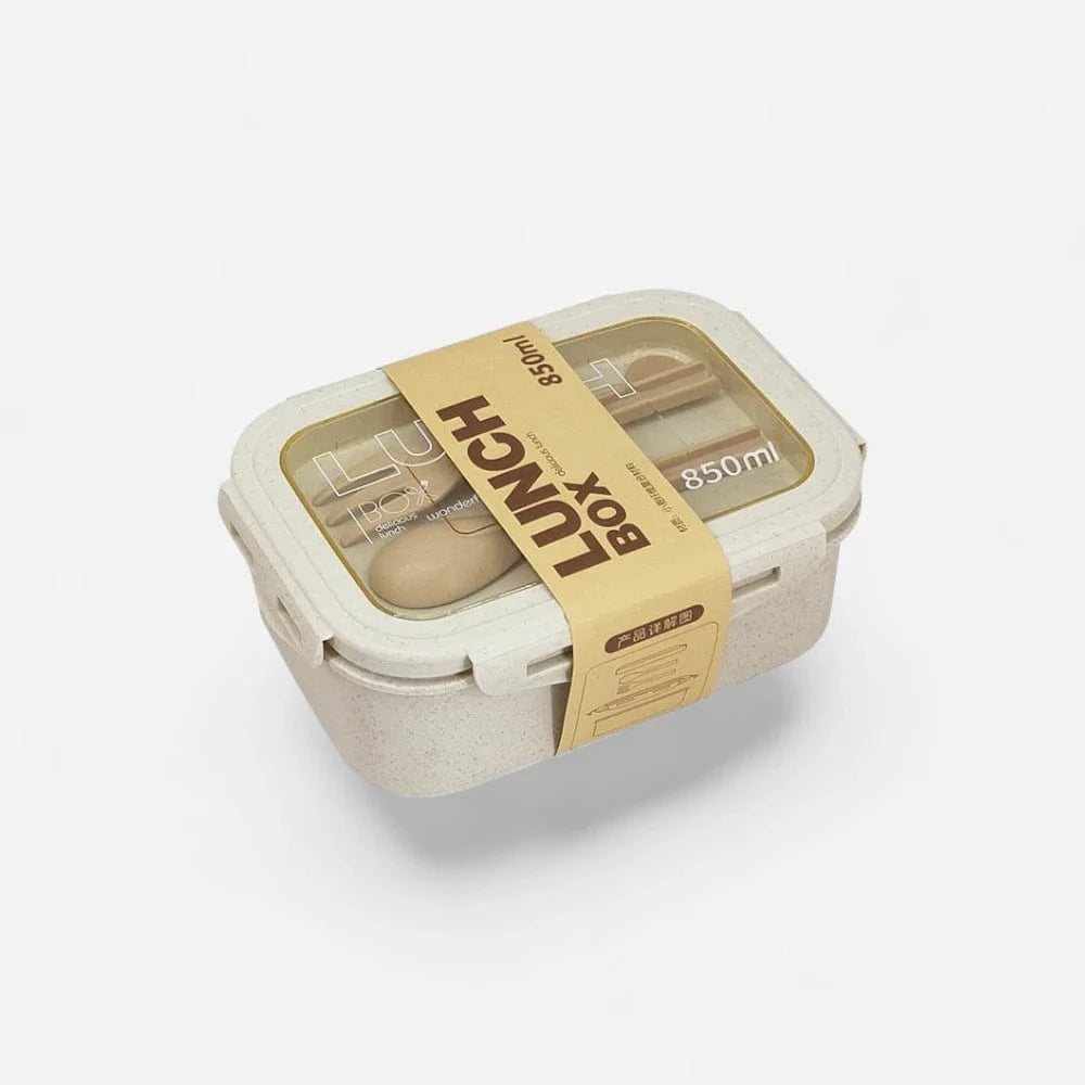 Lunch box paille de blé - Boîte à déjeuner écologique