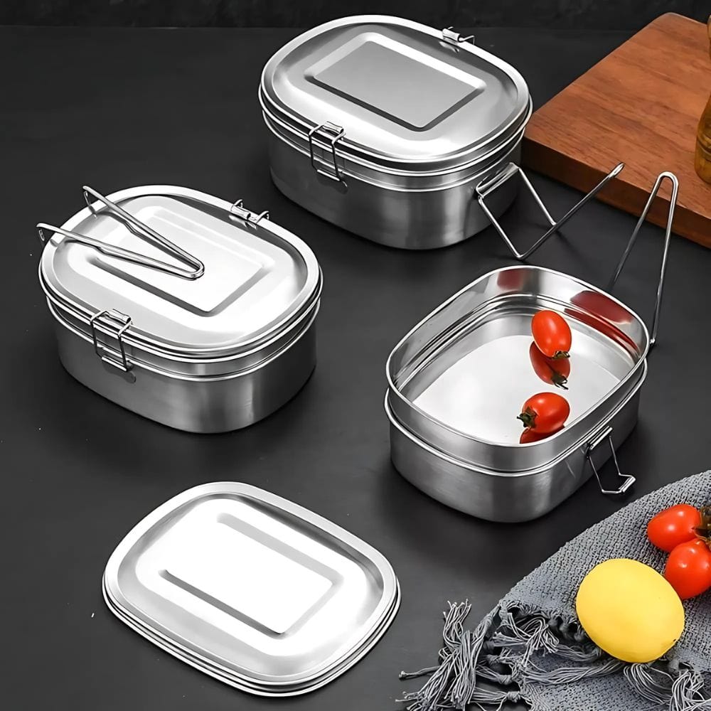 Lunch box sans plastique - Adoptez un mode de vie responsable