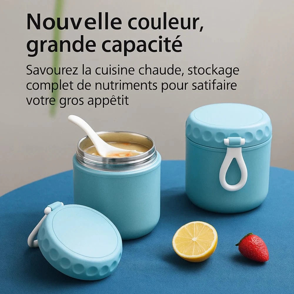 Lunch box sous vide - Garder vos repas chauds pendant des heures