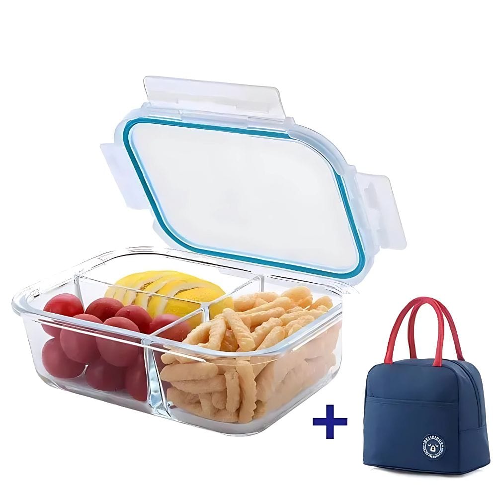 Lunch Box Verre avec Sac - La solution repas et écologique