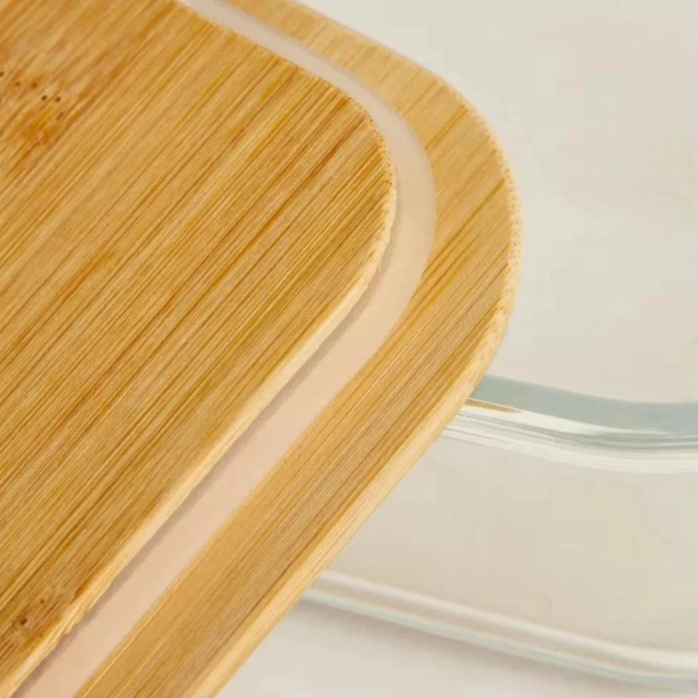 Lunch box verre bambou - Boîte à bento élégante et pratique