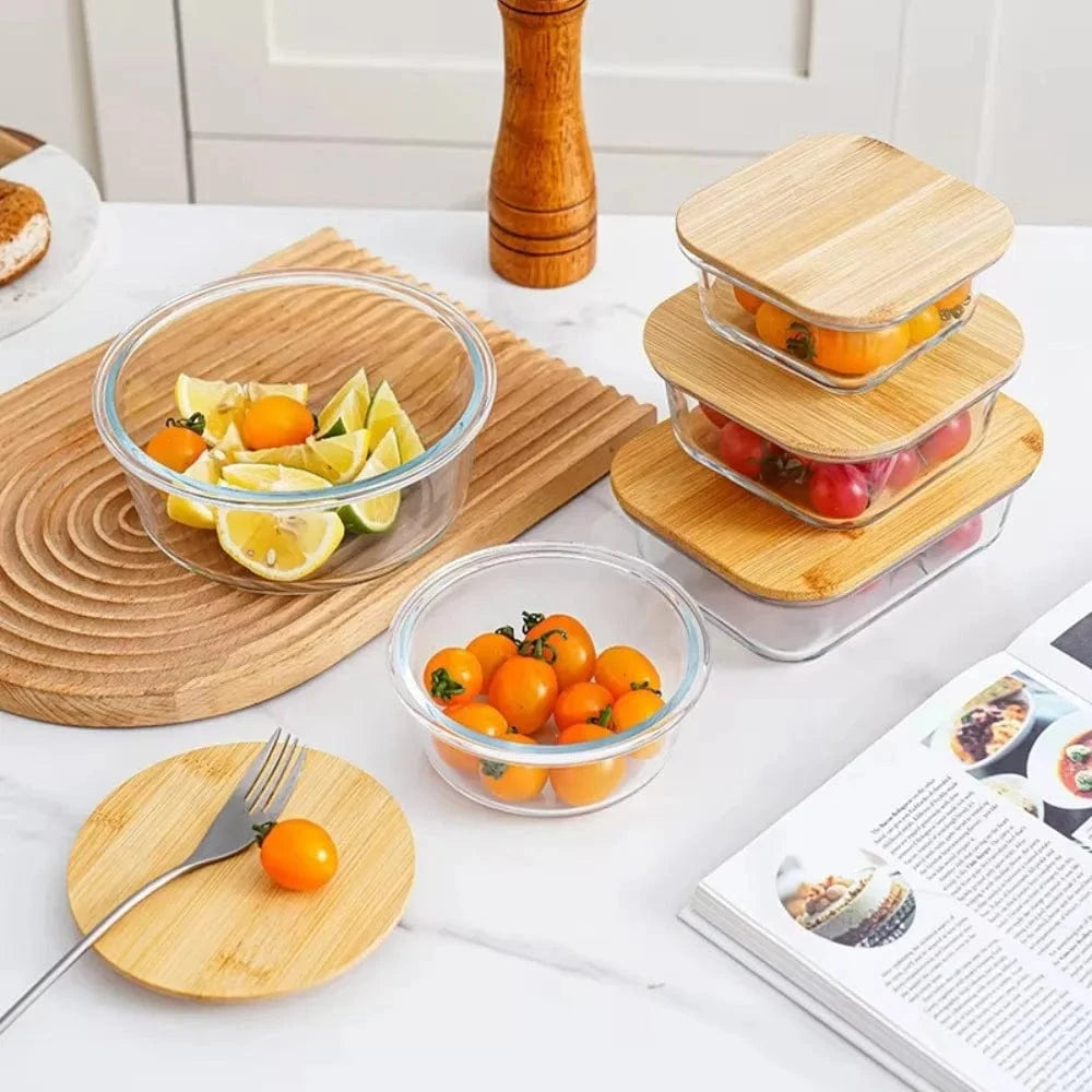 Lunch box verre bambou - Boîte à bento élégante et pratique