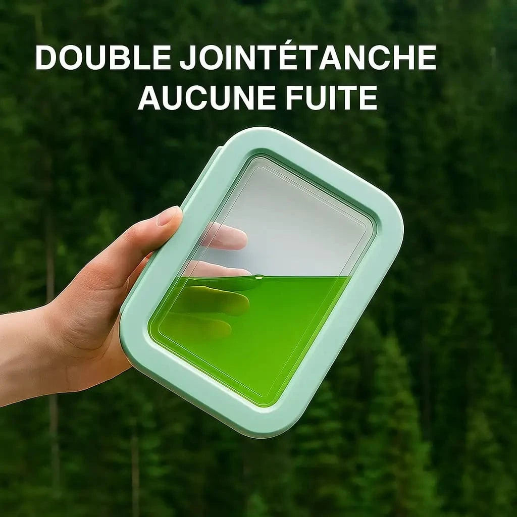 Lunch Box Verre Borosilicate | Hermétique & Micro-ondable