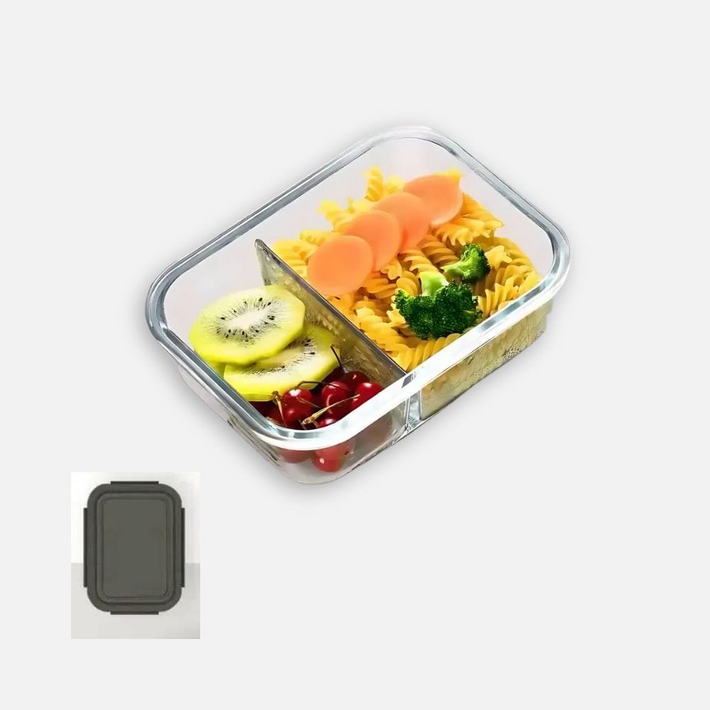 Lunch Box verre compartiments | Sécurité alimentaire et élégance