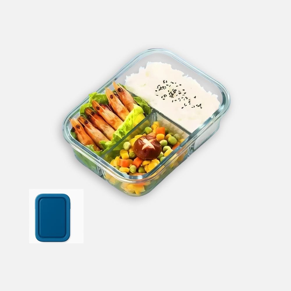 Lunch Box verre compartiments | Sécurité alimentaire et élégance