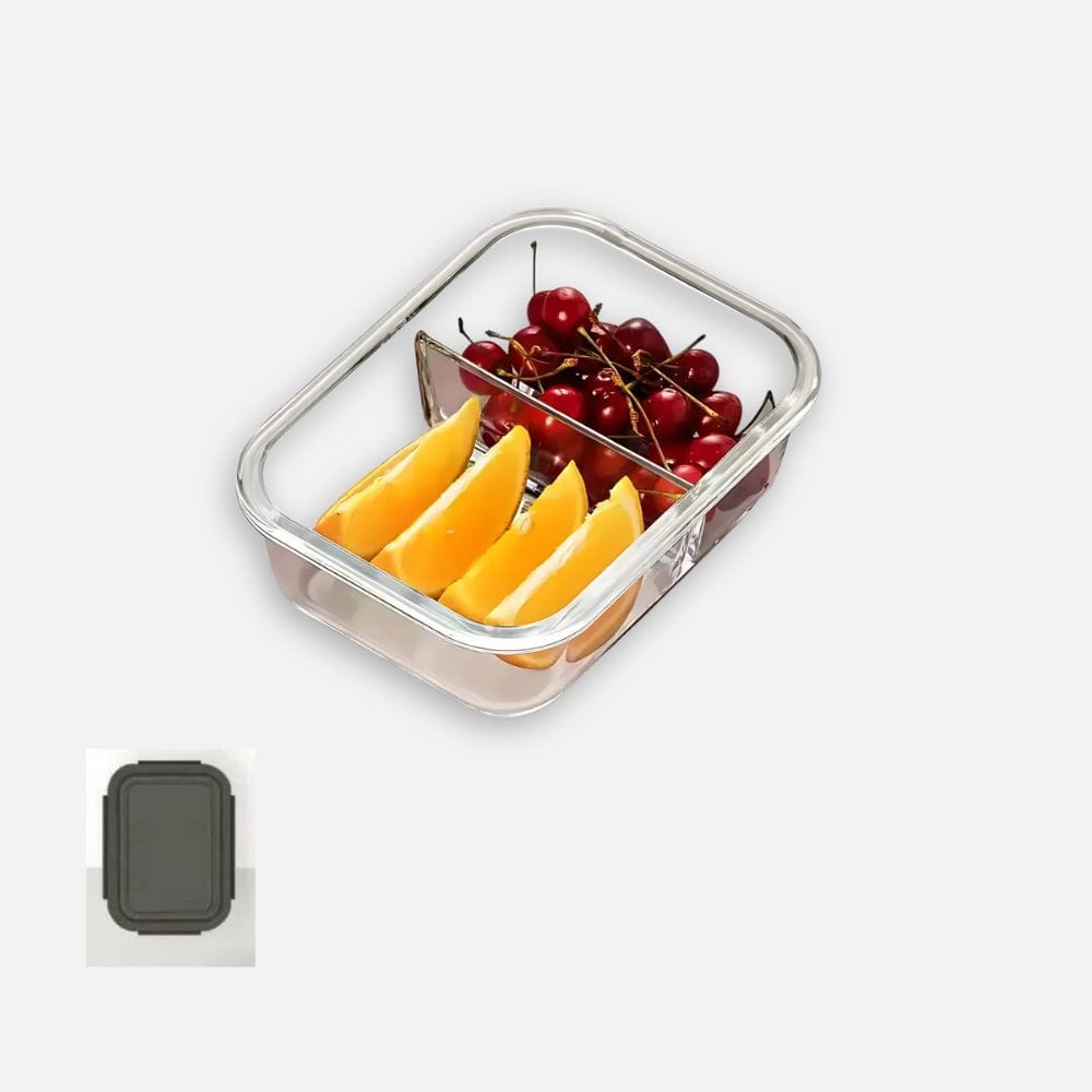 Lunch Box verre compartiments | Sécurité alimentaire et élégance