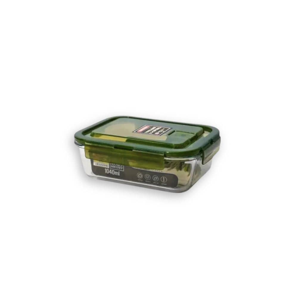 Lunch Box Verre Rectangulaire | Résistant à la Chaleur